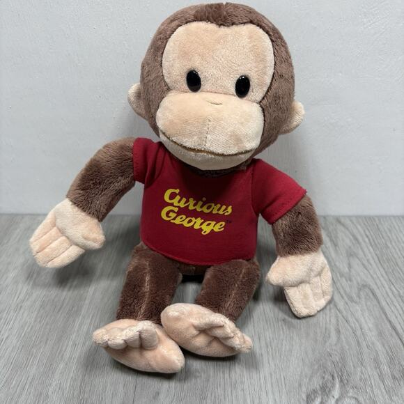 GUND Curious George Universal Studios And Or HMH Soft Plush Monkey With Shirt - Picture 1 of 11